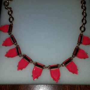 Stella and Dot Hot Pink Eye Candy Necklace New